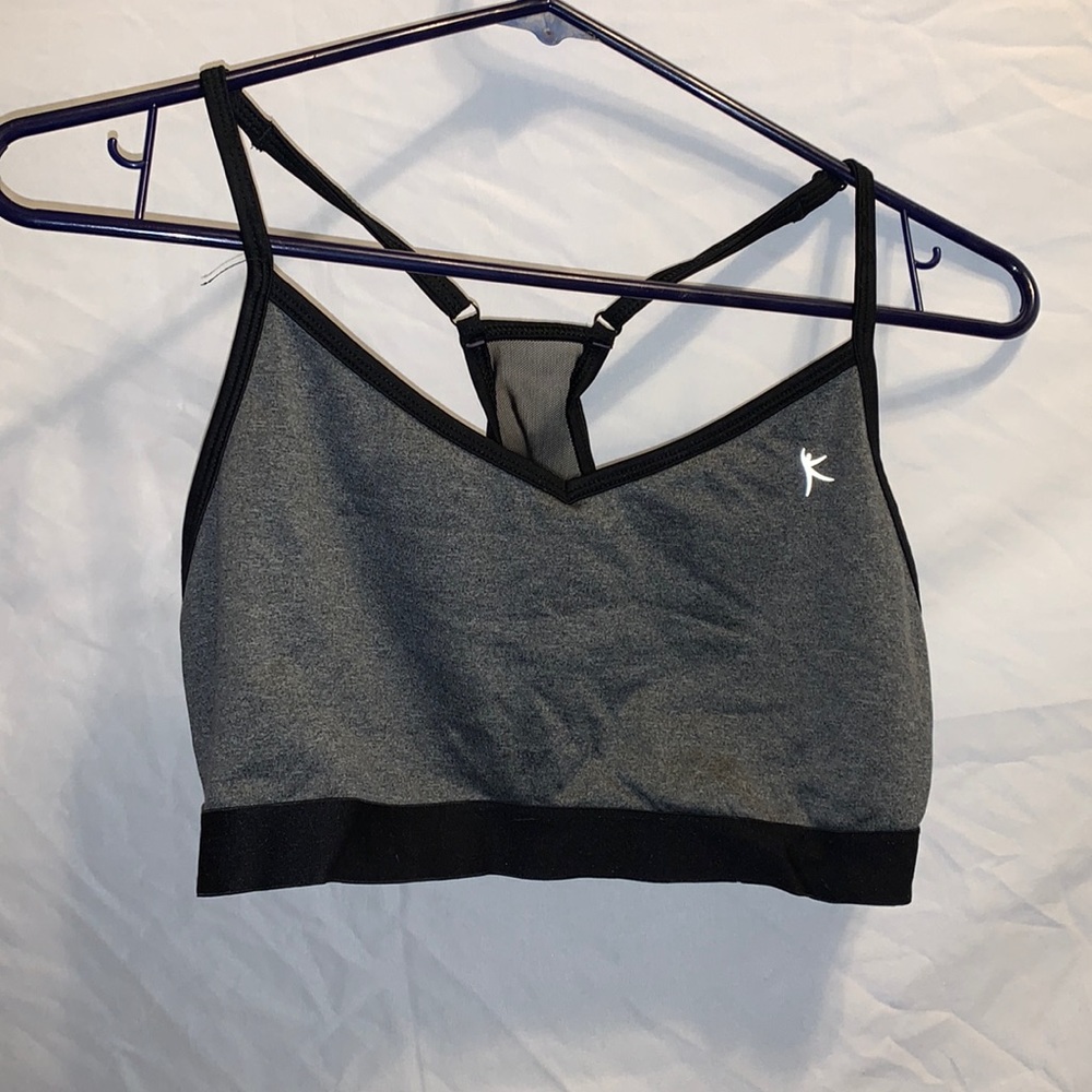 lace racer back sports bra